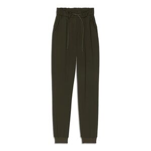 Lululemon Olive High-Rise Jogger Pants